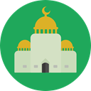 Architecture, islam, islamic, religion, buildings, Mosque, Monuments SeaGreen icon