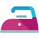 miscellaneous, iron, Laundry, ironing, Tools And Utensils, Housework, Furniture And Household MediumVioletRed icon
