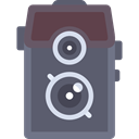 Camera, photo, photography, technology, electronics, vintage, photograph, photo camera DimGray icon