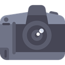 Camera, photo, photography, digital, technology, electronics, photograph, photo camera DarkSlateGray icon