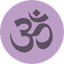 Om, religion, Belief, hinduism, faith, Cultures Silver icon