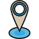 interface, pin, placeholder, signs, map pointer, Map Location, Map Point, Maps And Location Black icon