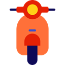 transportation, transport, vehicle, Motorbike, Automobile Black icon