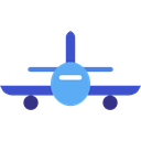 Airport, Plane, transport, flight, Aeroplane, airplane Black icon