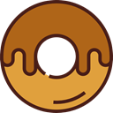 food, sugar, Dessert, sweet, doughnut, Food And Restaurant Sienna icon