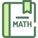 Library, school, mathematics, education, Math Book DimGray icon
