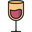 wine, cup, drink, Food And Restaurant, food, glass, drinking, Wine Glass Black icon
