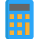 tool, calculate, buttons, finances, Business And Finance, calculator, Business, education DodgerBlue icon