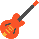 music, Electric guitar, musical instrument, Orchestra, String Instrument, Music And Multimedia Black icon