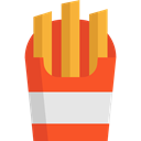 junk food, french fries, Potatoes, Food And Restaurant, food, Restaurant, Fast food Black icon