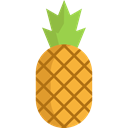 food, Fruit, organic, fruits, natural, Foods, pineapple, Healthy Food, Food And Restaurant Black icon