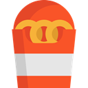 food, snack, Fast food, Unhealthy, Onion Rings, Food And Restaurant Tomato icon