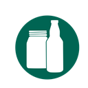 glass, bottles, Bottle, recycling, kitchen, jars, glass recycling DarkSlateGray icon