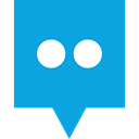 Social, media, Logo, flickr DodgerBlue icon