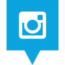 media, Logo, Social, Instagram DodgerBlue icon