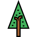 Tree, nature, garden, Forest, Pine, yard, Botanical, Ecology And Environment Black icon