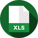 document, File, Format, Archive, Extension, xls, Files And Folders ForestGreen icon