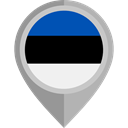 flag, Estonia, placeholder, flags, Country, Nation Black icon