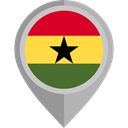 flag, Ghana, placeholder, flags, Country, Nation Black icon