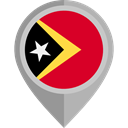 flag, placeholder, flags, Country, Nation, East Timor Black icon