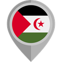 flag, placeholder, flags, Country, Nation, Sahrawi Arab Democratic Republic Black icon