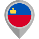 Country, Nation, flag, Liechtenstein, placeholder, flags DarkGray icon