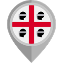 flag, placeholder, flags, Country, Nation, Sardinia DarkGray icon