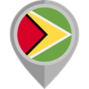 flag, Guyana, placeholder, flags, Country, Nation Black icon