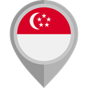 flag, singapore, placeholder, flags, Country, Nation DarkGray icon