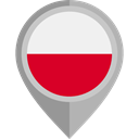 Nation, Republic Of Poland, flag, placeholder, flags, Country DarkGray icon