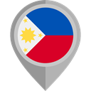 flag, Philippines, placeholder, flags, Country, Nation DarkGray icon
