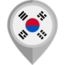 placeholder, flags, Country, Nation, south korea, flag WhiteSmoke icon