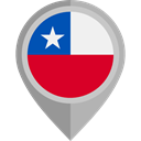 flag, Chile, placeholder, flags, Country, Nation DarkGray icon