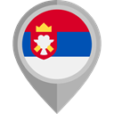 flags, Country, Nation, flag, Serbia, placeholder DarkGray icon