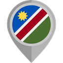 flag, Namibia, placeholder, flags, Country, Nation DarkGray icon