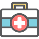 doctor, medical, hospital, Emergency Kit, Medical Kit, Healthcare And Medical DimGray icon