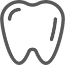 tooth, dental, Caries, Premolar, Dentist, medical, Teeth, Healthcare And Medical DimGray icon