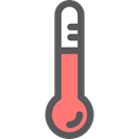temperature, thermometer, Mercury, Celsius, Fahrenheit, Degrees, Tools And Utensils, Healthcare And Medical Black icon