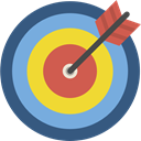 Arrows, Arrow, sport, Target, archer, Sports And Competition, objective, Archery, weapons DarkSlateBlue icon
