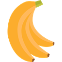 Bananas, vegetarian, vegan, Healthy Food, Food And Restaurant, food, Fruit, organic, diet, Banana Goldenrod icon