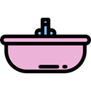 bathroom, washing, wellness, hygiene, Clean, Bath, Bathtub, Hygienic Black icon