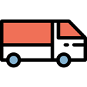 Delivery, transportation, truck, transport, vehicle, Automobile, Delivery Truck, Cargo Truck Black icon