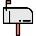 mail, tools, tool, interface, Tools And Utensils, Mailboxes, mails, symbol, Mailbox, real estate Black icon