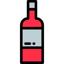 wine, party, Alcohol, food, Bottle, Celebration, Wine Bottle, Alcoholic Drinks, Food And Restaurant Black icon