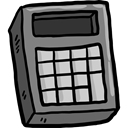 calculator, education, technology, maths, Calculating, Technological Black icon