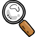 search, magnifying glass, Tools And Utensils, zoom, miscellaneous, detective, Loupe Black icon