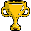 winner, Champion, Sports And Competition, cup, award, trophy Black icon