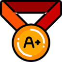 award, medal, winner, Quality, Certification, Sports And Competition Black icon