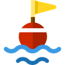 Floating, Beach, Buoy, miscellaneous Black icon