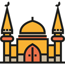religion, buildings, Mosque, Architecture, islam, islamic, Monuments, Architecture And City Black icon